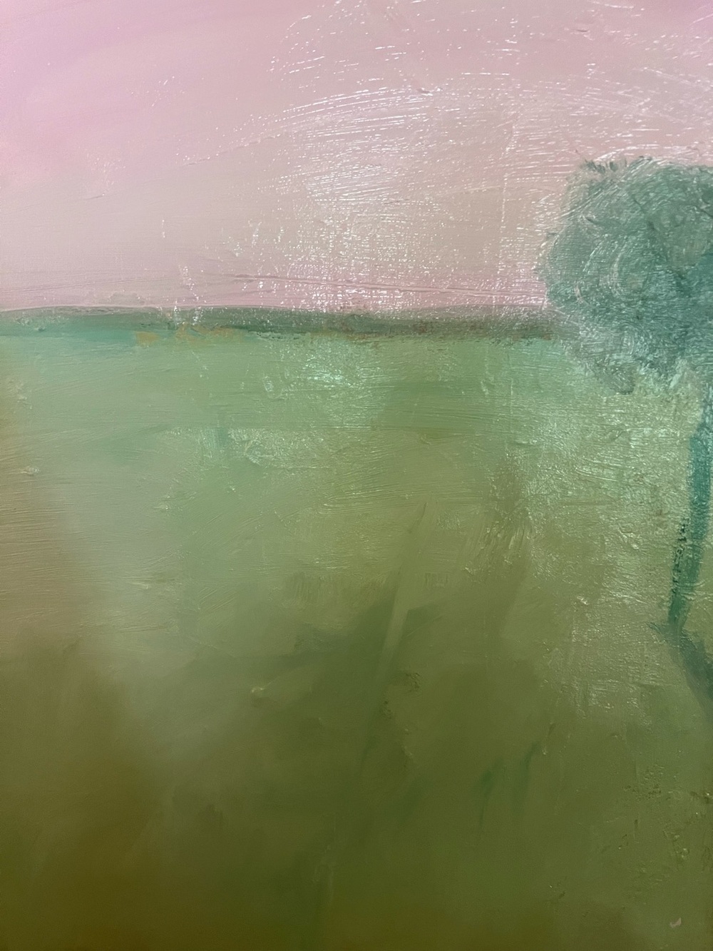 Green and Lilac Fog